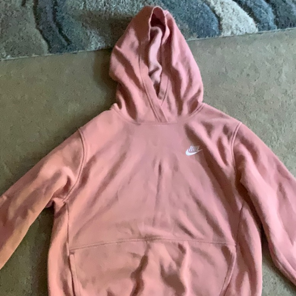 Pink Nike hoodie